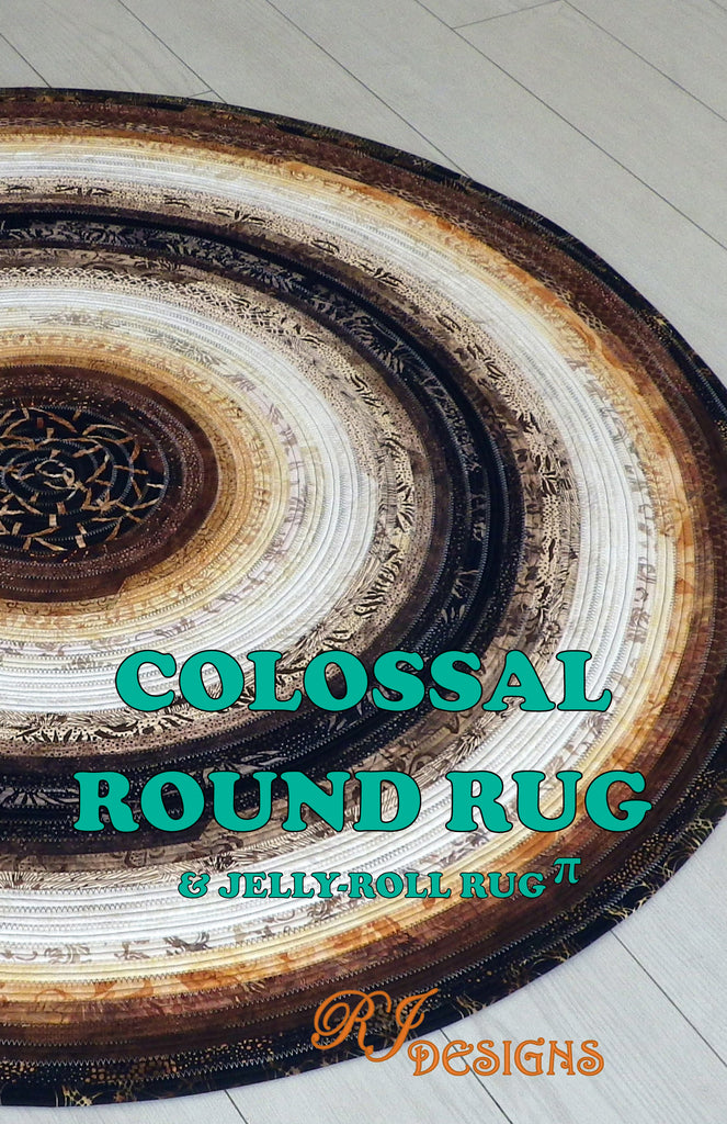 Rug Patterns.pdf Colossal Round Rug (PDF pattern) – RJ Designs / RomaQuilts