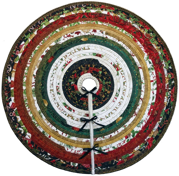 Jelly-Roll Rug Tree Skirt (paper pattern)